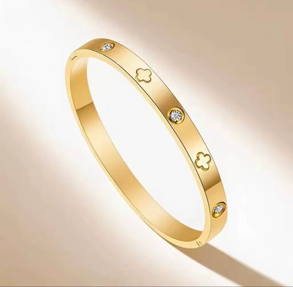 Sparkle cross bangle