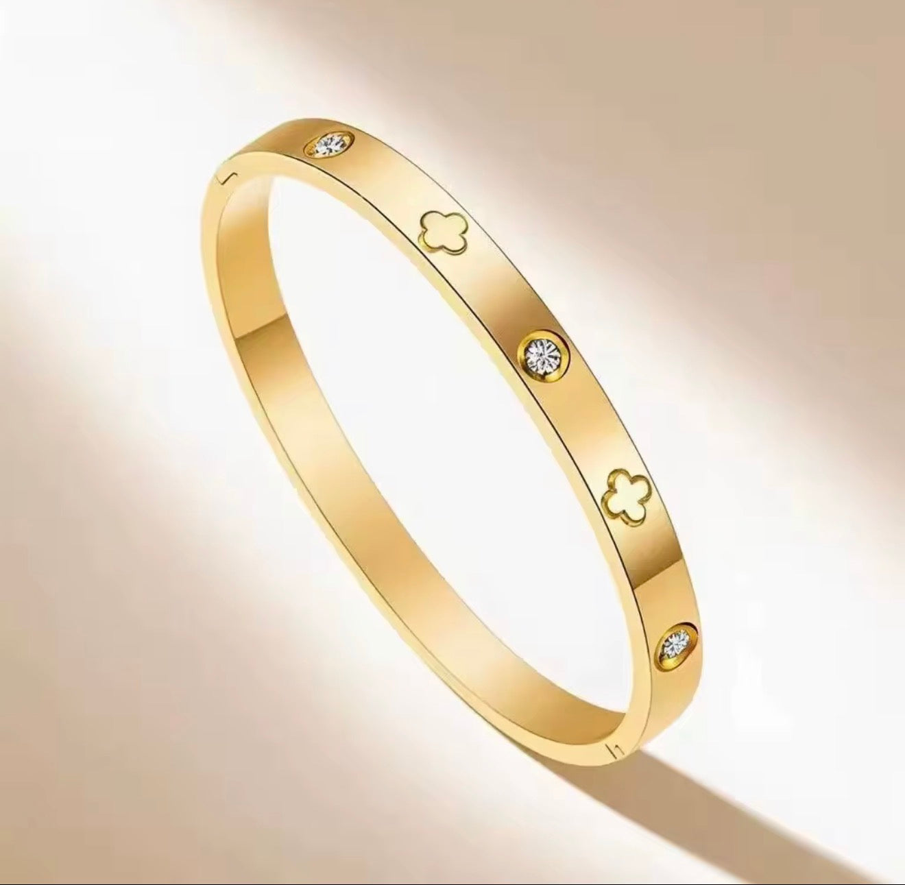 Sparkle cross bangle