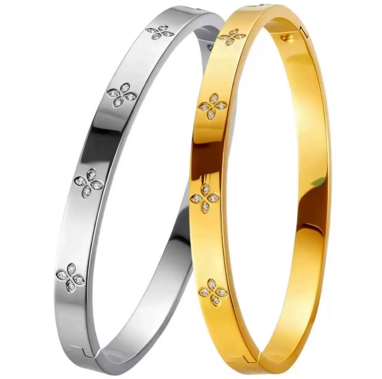 Orginal clover flower bangle