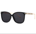 Barcelona sunglasses black and gold