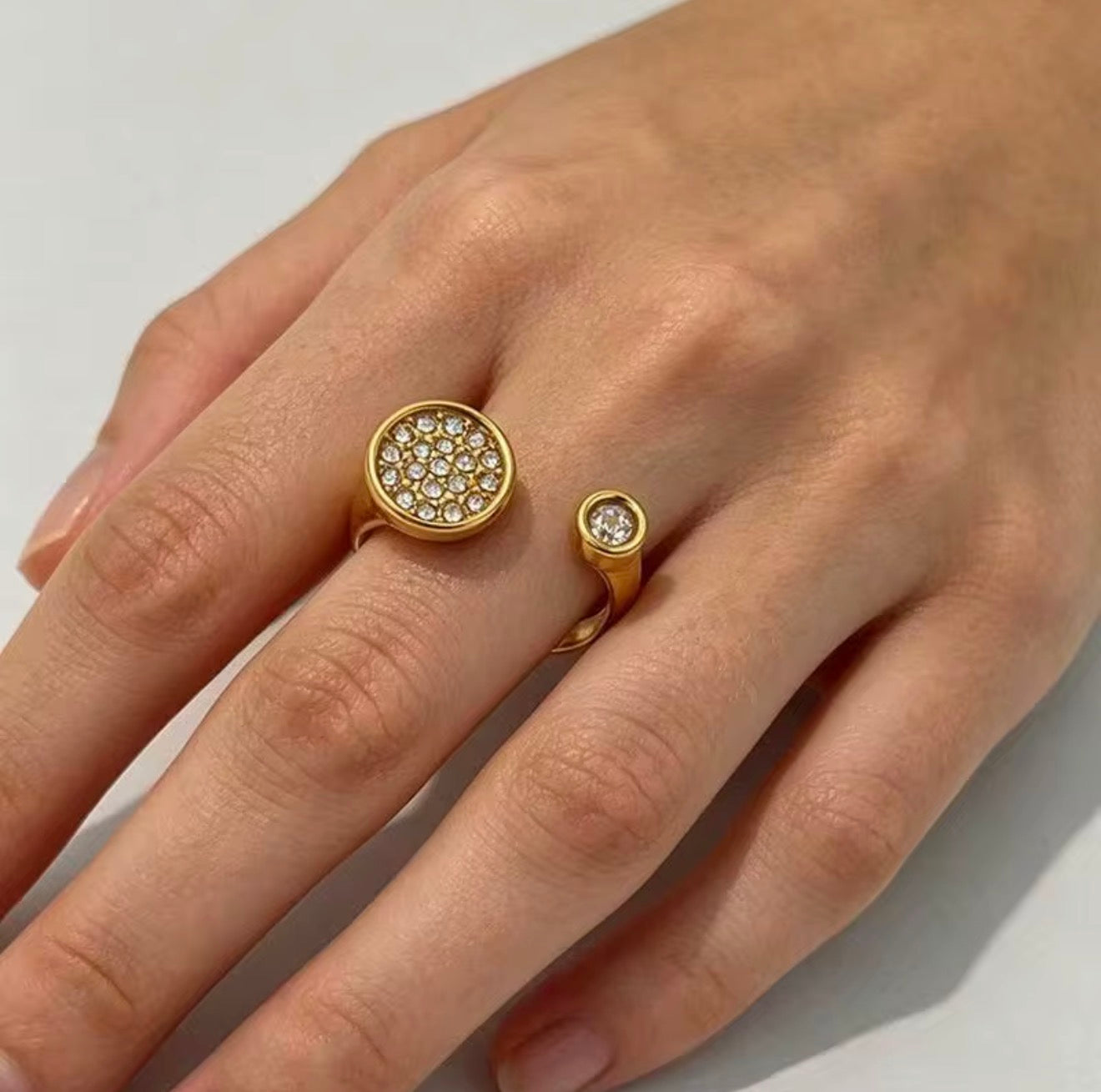 Glam ajustable ring