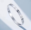 Sparkle cross bangle