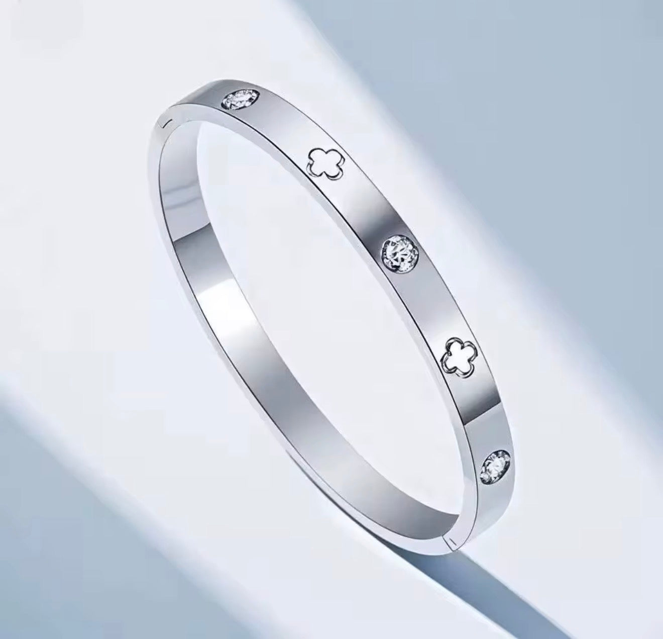 Sparkle cross bangle