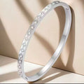sidrah silver bangle