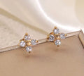sparkle flower studs