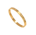 gold forever love bangle
