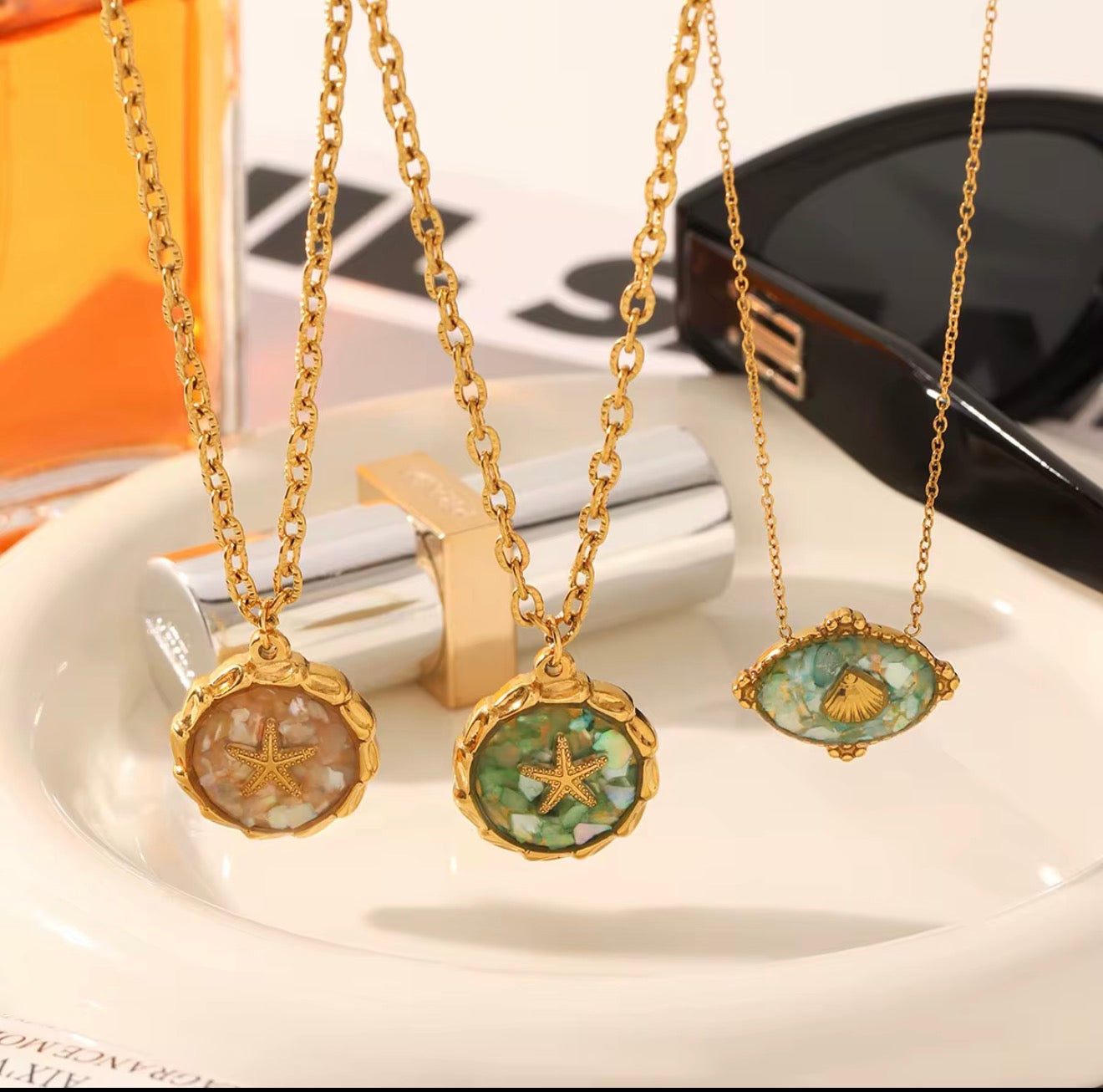 Premium starfish necklace
