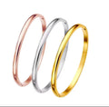 Plain rounded bangle 4mm