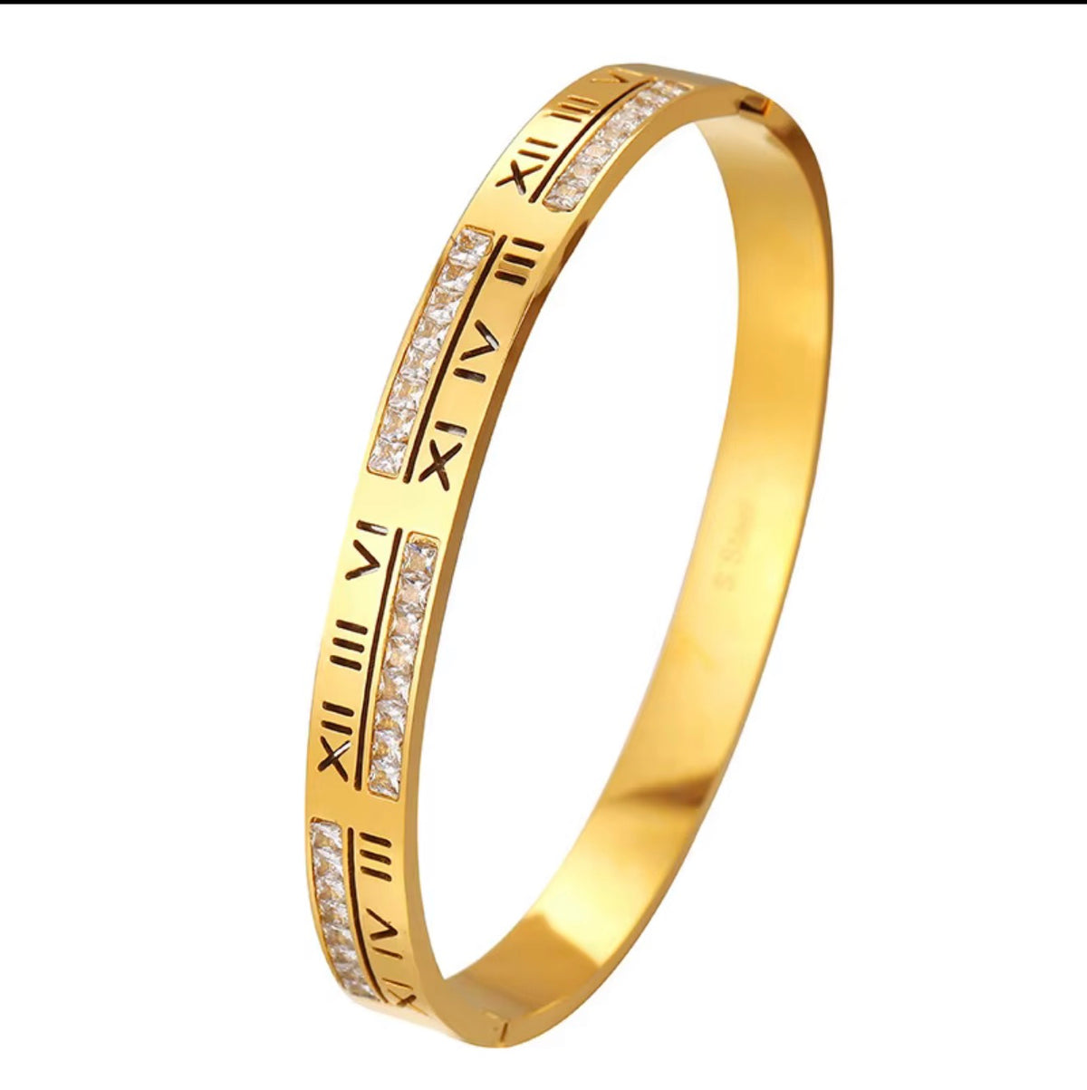 numeral sparkle bangle