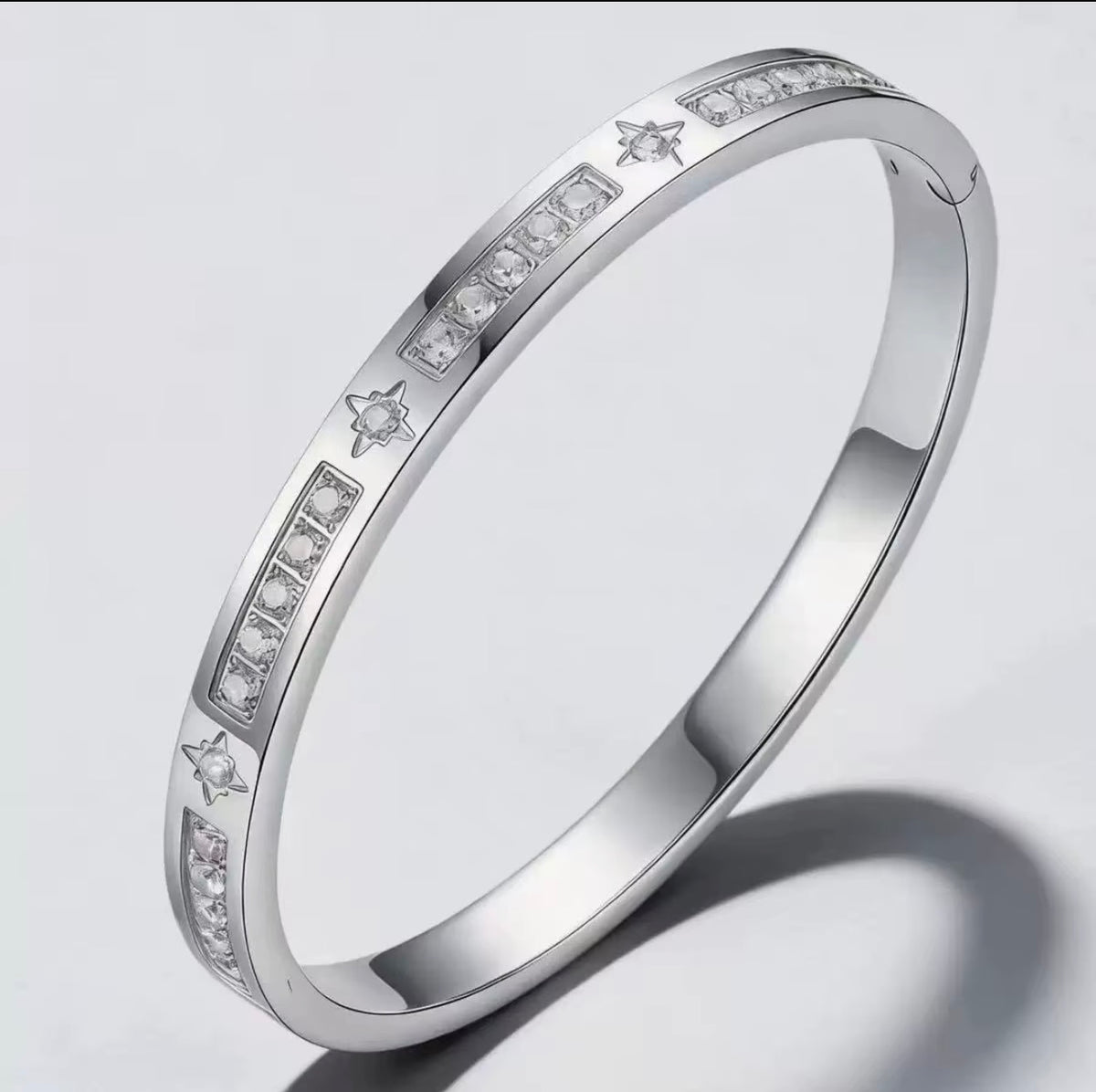 silver starlight bangle