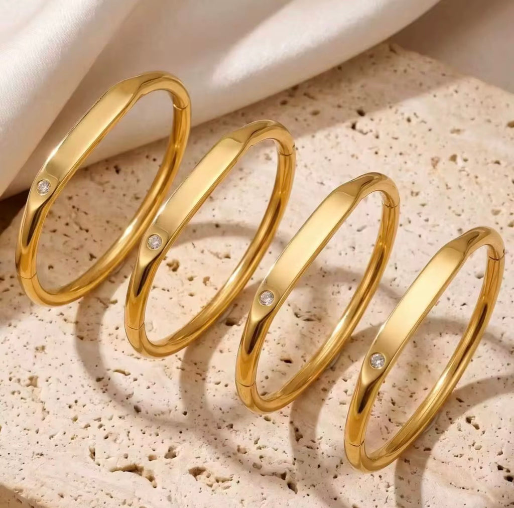 Plain Engraving bangle